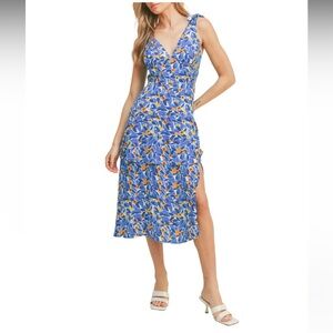 NWOT Lush Midi Floral Dress